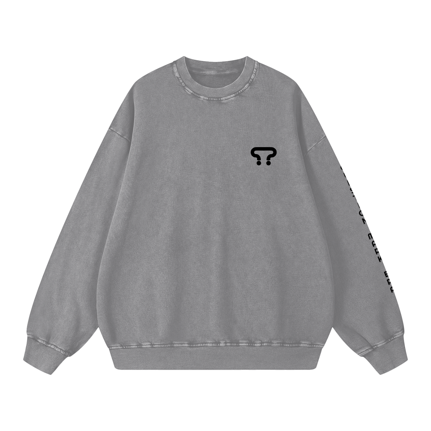 Snow Washed Oversized Sweatshirt