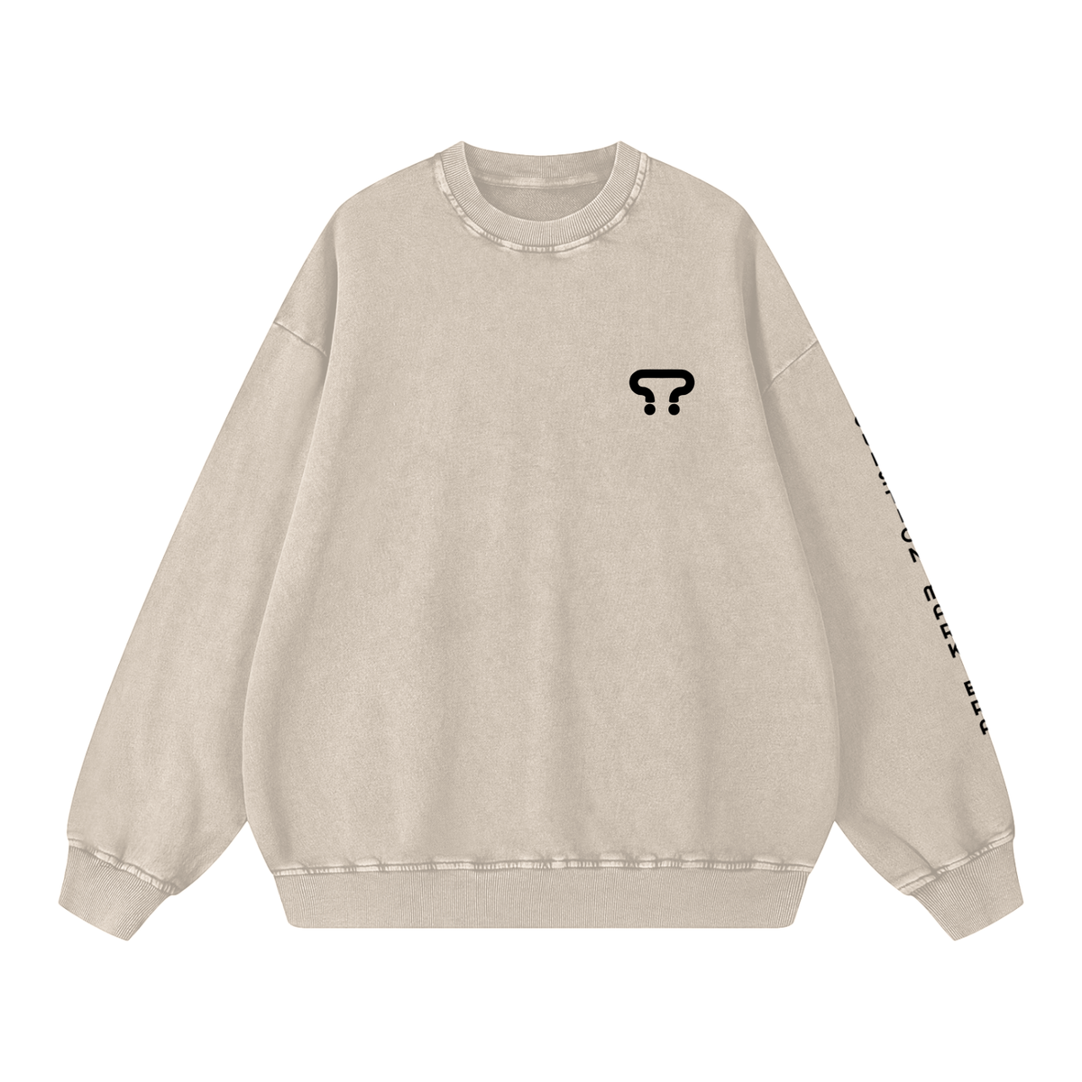 Snow Washed Oversized Sweatshirt
